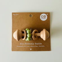 Load image into Gallery viewer, Image of baby rattle in baby gift basket in Fort McMurray, Alberta.