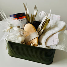 Load image into Gallery viewer, Image of small relax gift basket in Fort McMurray.