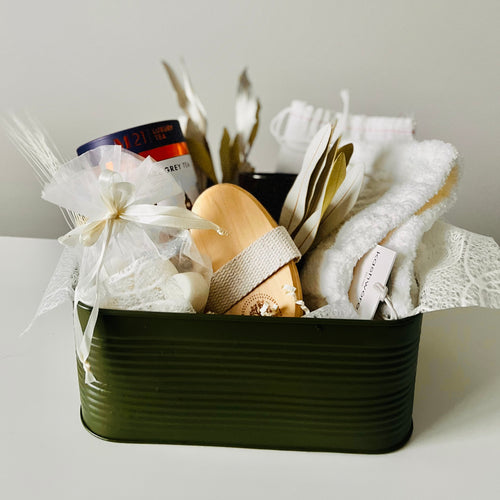 Image of small relax gift basket in Fort McMurray.